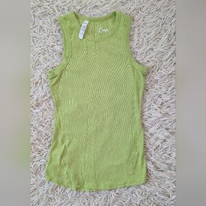 ZYIA Lime Green Amara Tank